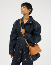 O MY BAG Sienna Mini Soft Grain Leather - Wild oak