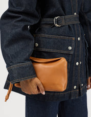 O MY BAG Sienna Mini Soft Grain Leather - Wild oak