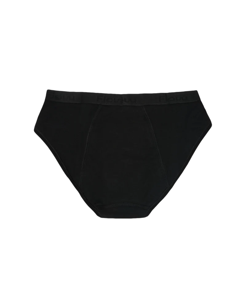 Flow 2 - Menstruationstrusser - Regular Waist - Moderate Flow - Black