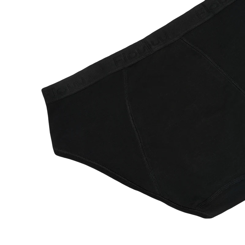 Flow 2 - Menstruationstrusser - Regular Waist - Moderate Flow - Black