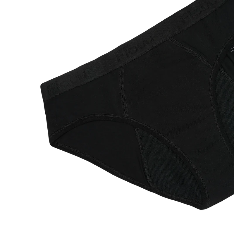 Flow 2 - Menstruationstrusser - Regular Waist - Moderate Flow - Black