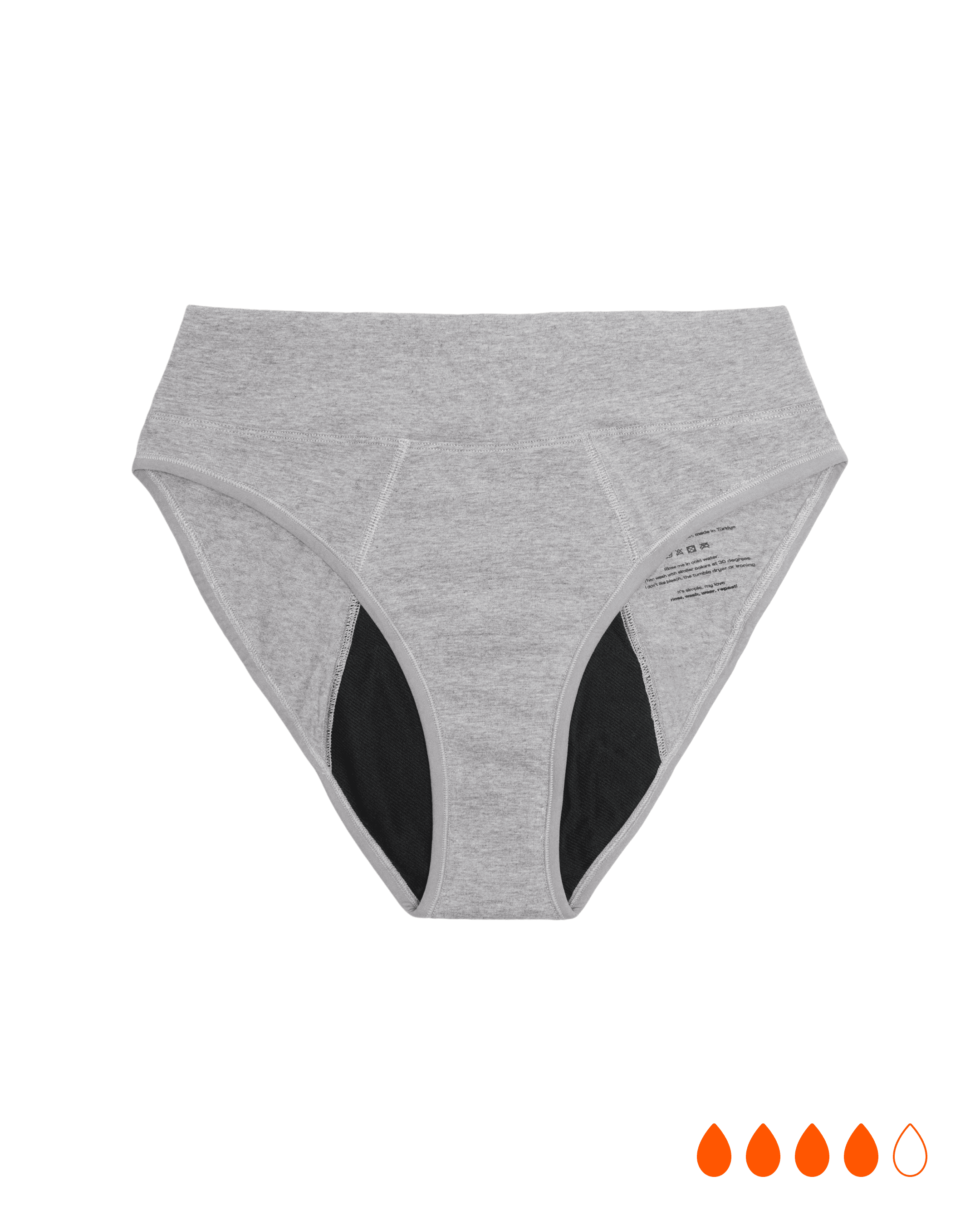 Flow 3 - High Waist, Moderate + Flow - Grey