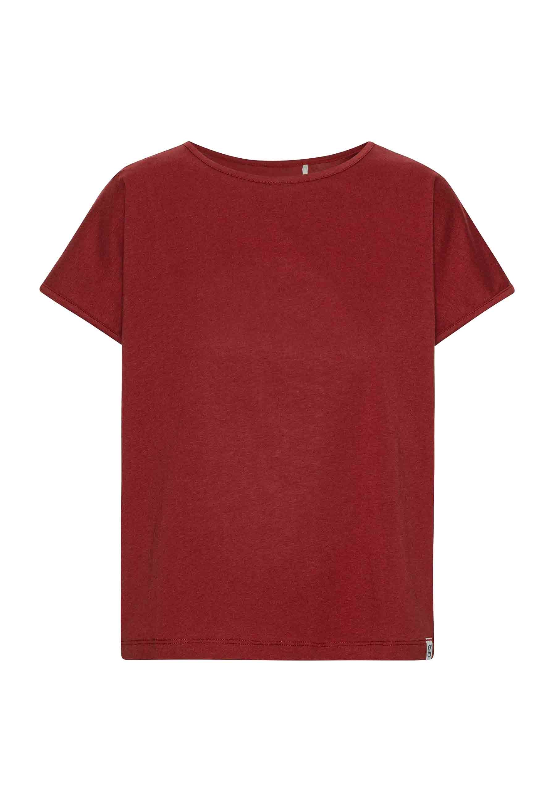 Grobund Karen t-shirt - Vinrød