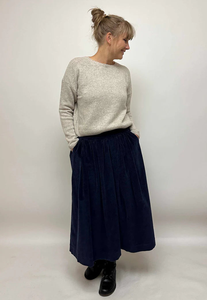 Grobund - Laura Uldsweater - Beige Melange