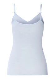 Hanro - Cotton Seamless Spaghetti Top (1601) - Dove Blue