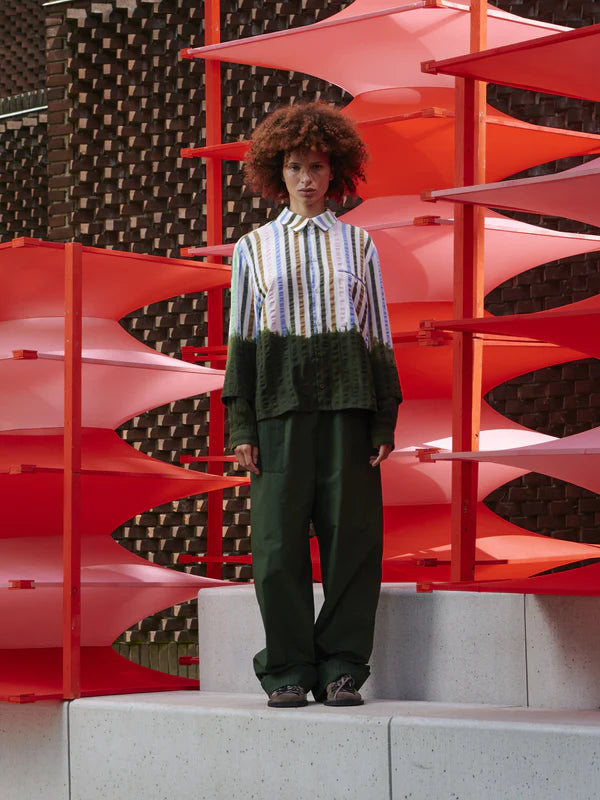 Henrik Vibskov - Blousse Shirt - DipDye Stripes