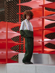 Henrik Vibskov - Blousse Shirt - DipDye Stripes