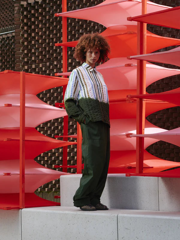 Henrik Vibskov - Blousse Shirt - DipDye Stripes