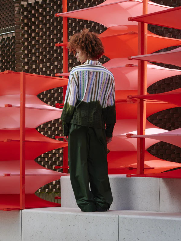 Henrik Vibskov - Blousse Shirt - DipDye Stripes
