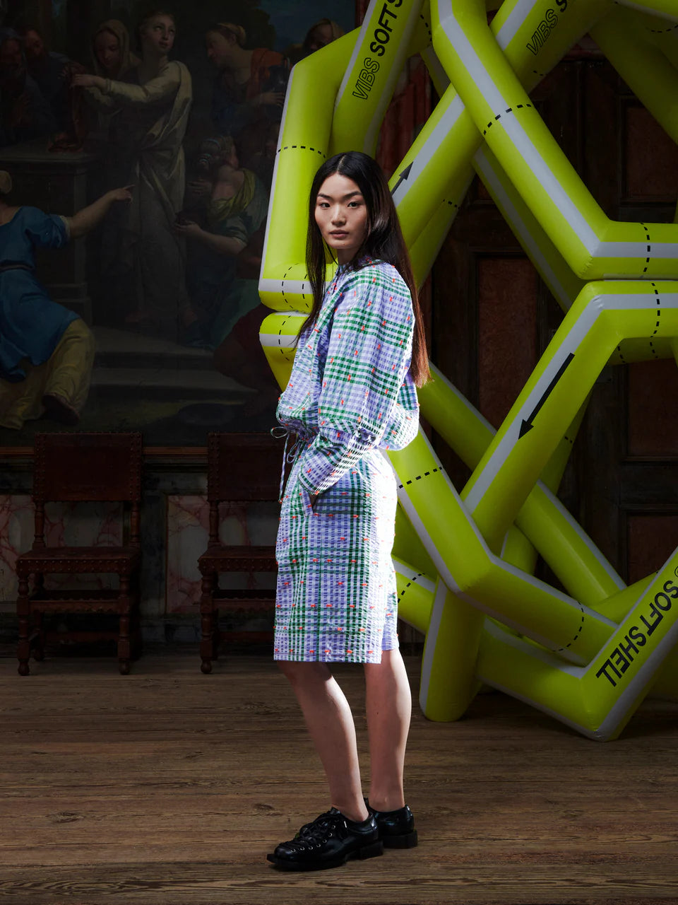 Henrik Vibskov - Flat Shirt - Checks Fillé