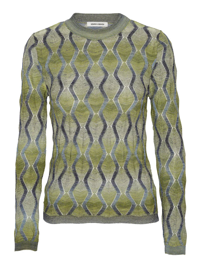 Henrik Vibskov - Resonance Longsleeve - Multi Flame