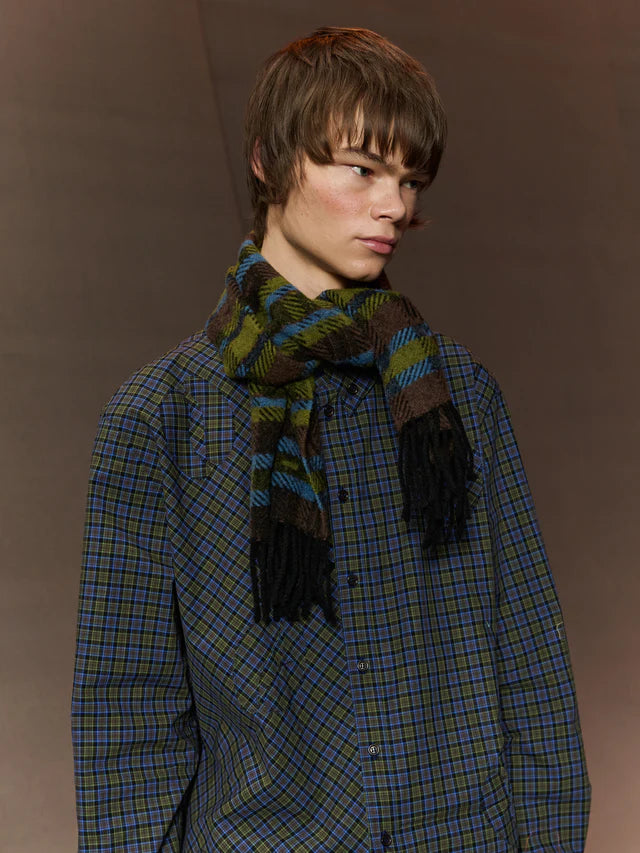 Henrik Vibskov - Alpinin Scarf - Alpini Blue