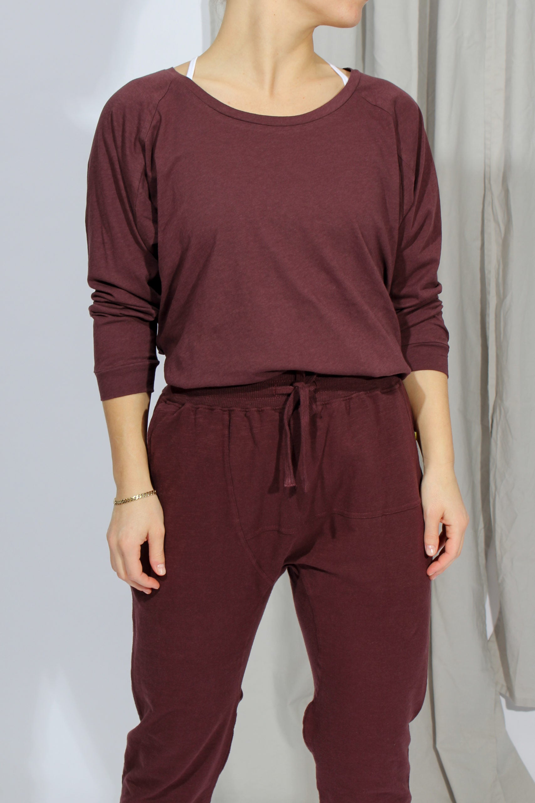 Yogamii - Mudra Pants - Dark Plum - Woman