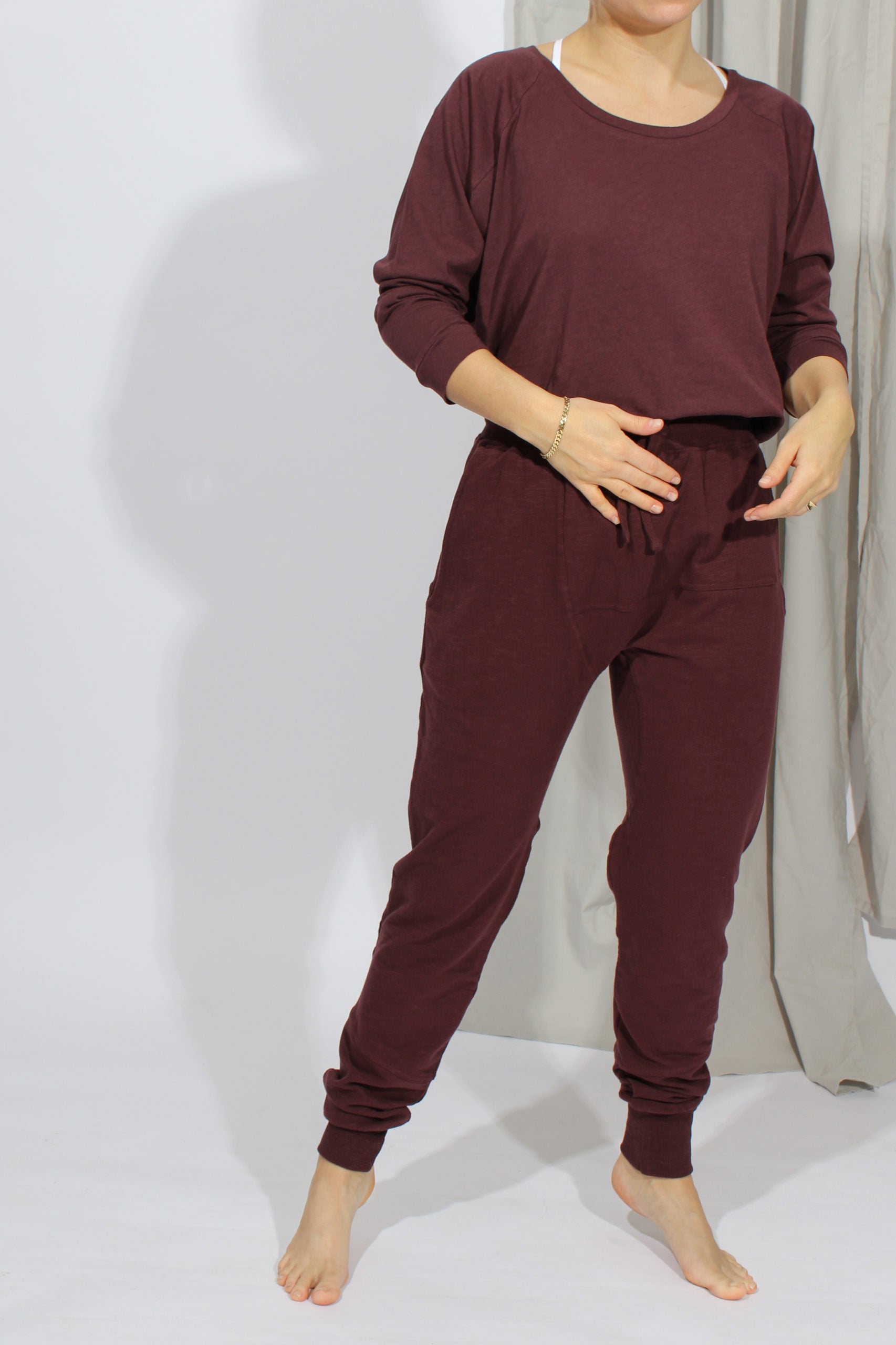 Yogamii - Mudra Pants - Dark Plum - Woman