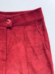 La Femme Rousse Sally Trousers Dusty Red