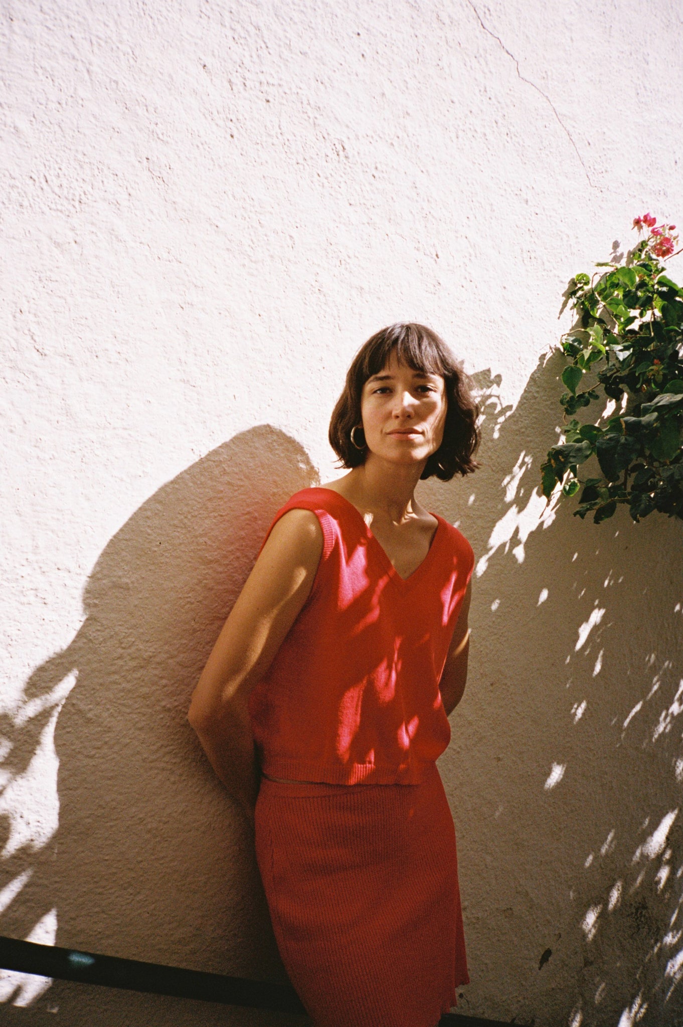 Junglefolk Janet Knit Skirt Poppy Red