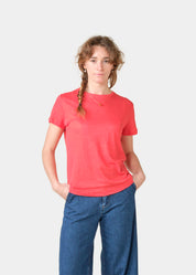 Klitmøller Collective Rikke linen tee Red