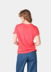 Klitmøller Collective Rikke linen tee Red