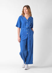 Klitmøller Collective Marna jumpsuit Surf blue