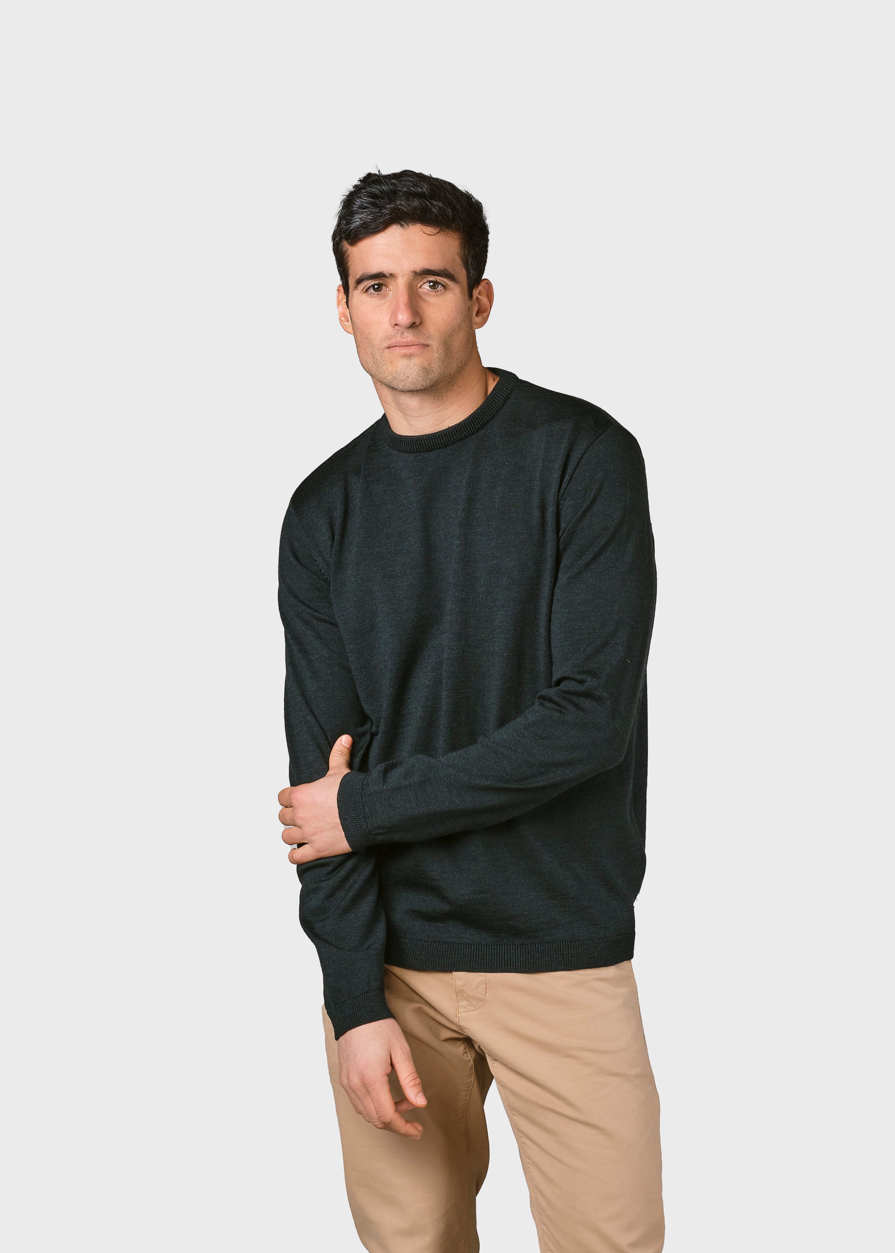 Klitmøller Collevtive Mens basic merino knit