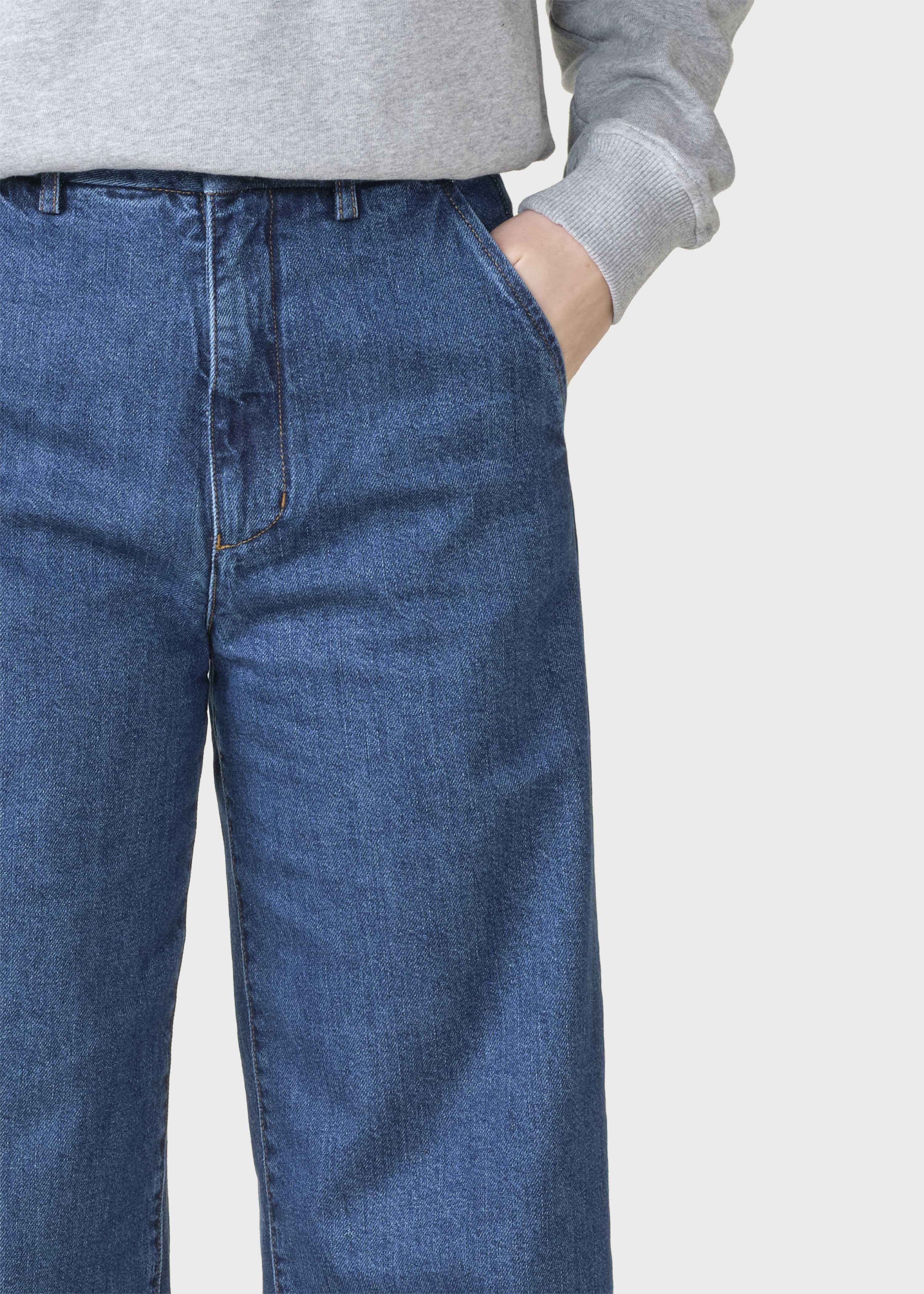 Klitmøller - Lydia Denim Pants - Dark Blue Stonewash