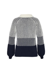 Klitmøller - Betty Knit - Navy/Cream