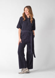 Klitmøller Collective Asta cord jumpsuit GOTS - Navy