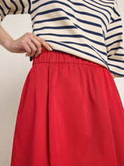 Lanius Skirt with Elastic Waistband (GOTS) Red