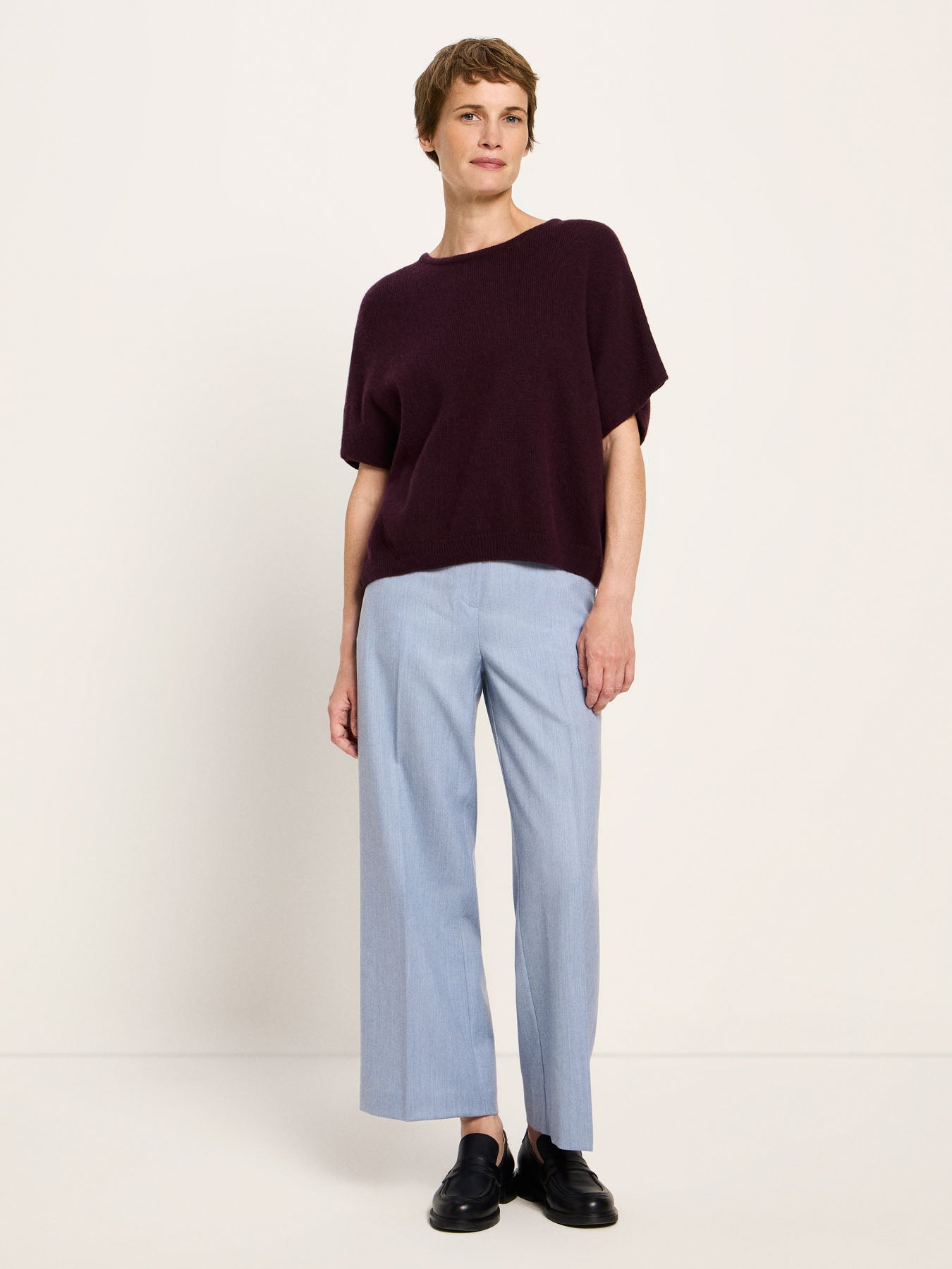 Lanius - Knitted Shirt - Bordeaux