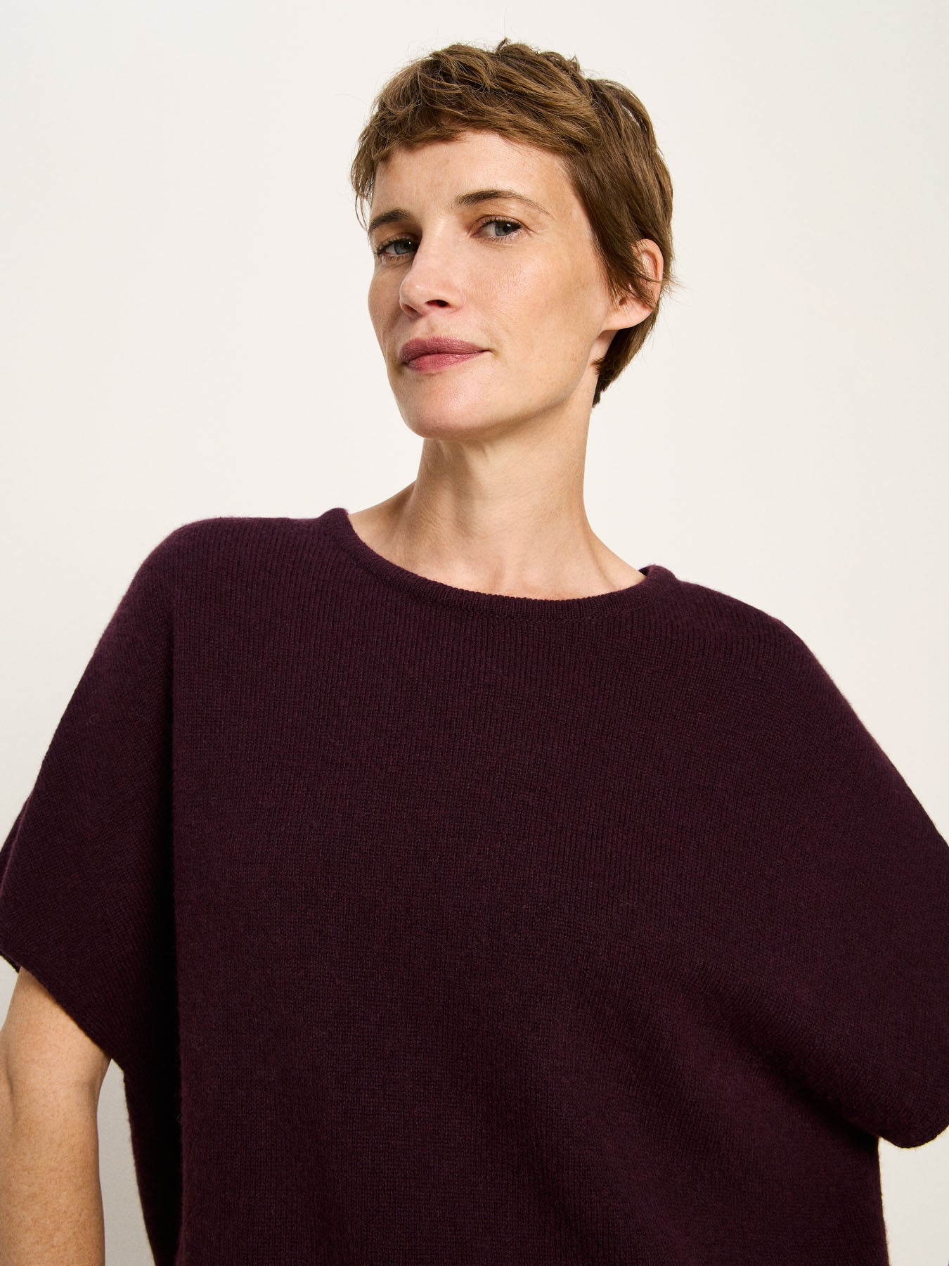 Lanius - Knitted Shirt - Bordeaux