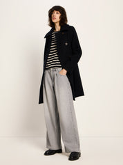 Lanius - Bucle Coat - black