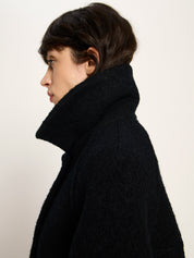 Lanius - Bucle Coat - black