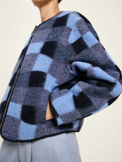 Linuis - Karo Jacket - Blue Multicolor