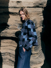 Linuis - Karo Jacket - Blue Multicolor