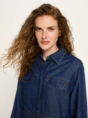 Lanius- Denim Dress - Blue