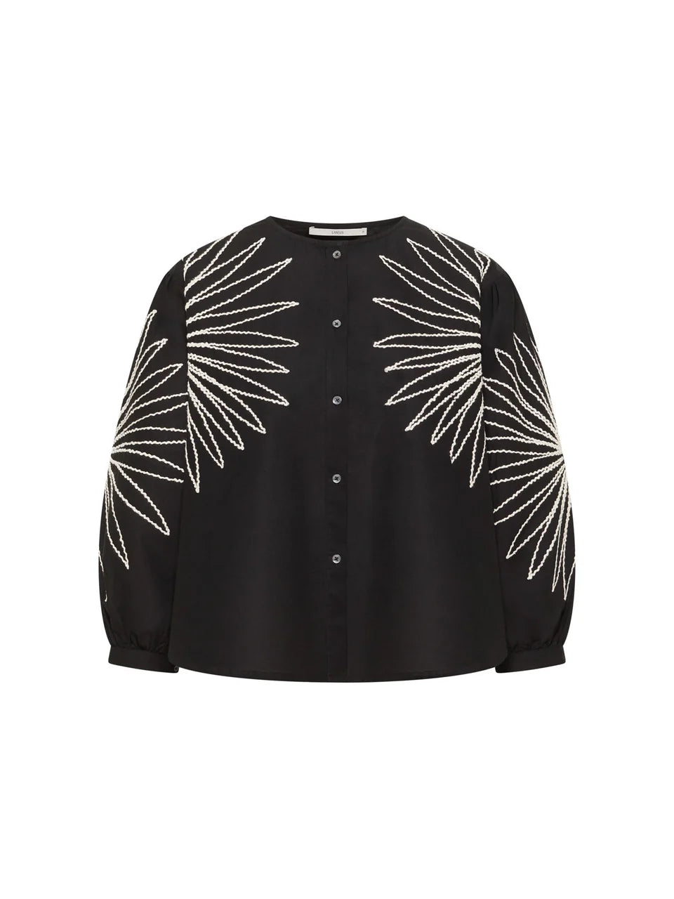 Lanius Embroidered blouse (GOTS)