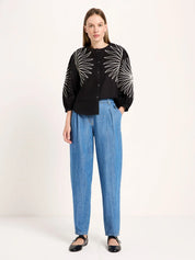 Lanius Embroidered blouse (GOTS)