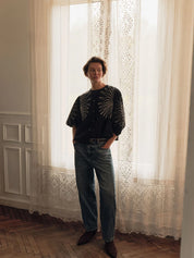Lanius Embroidered blouse (GOTS)