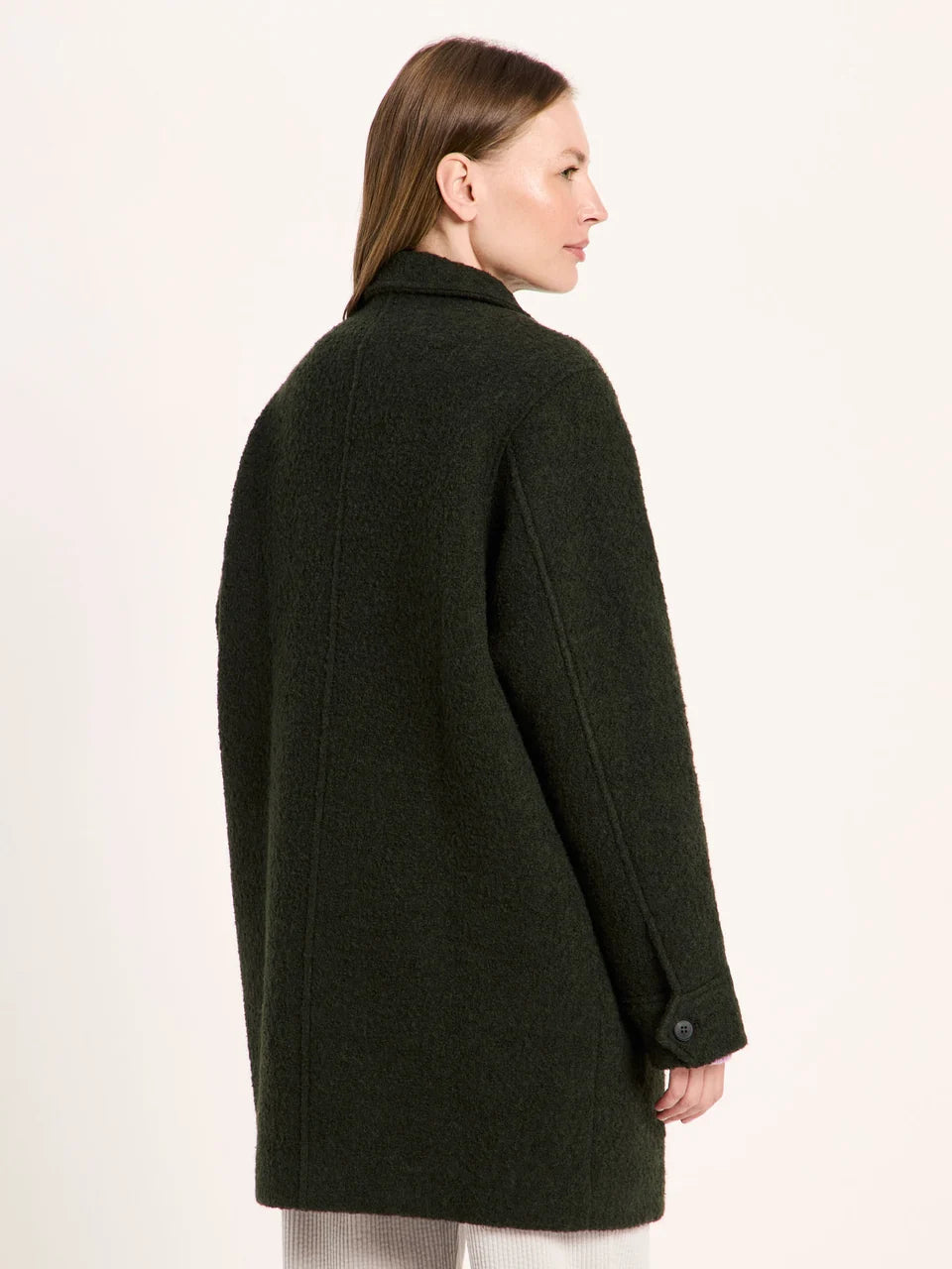 Lanius - Bouclé Coat - Dark Turtle