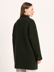 Lanius - Bouclé Coat - Dark Turtle