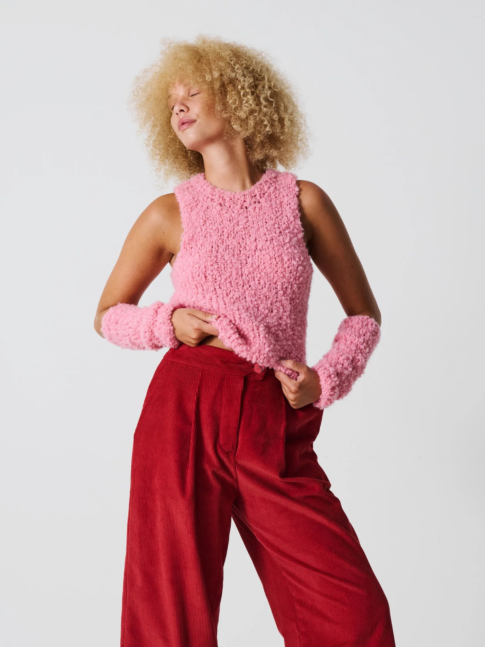 La Femme Rousse Sally Trousers Dusty Red