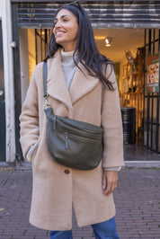 O My Bag Drew Maxi bæltetaske Dark Olive