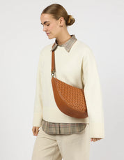 Leo Maxi - Woven Leather - Wild Oak