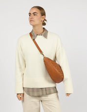 Leo Maxi - Woven Leather - Wild Oak