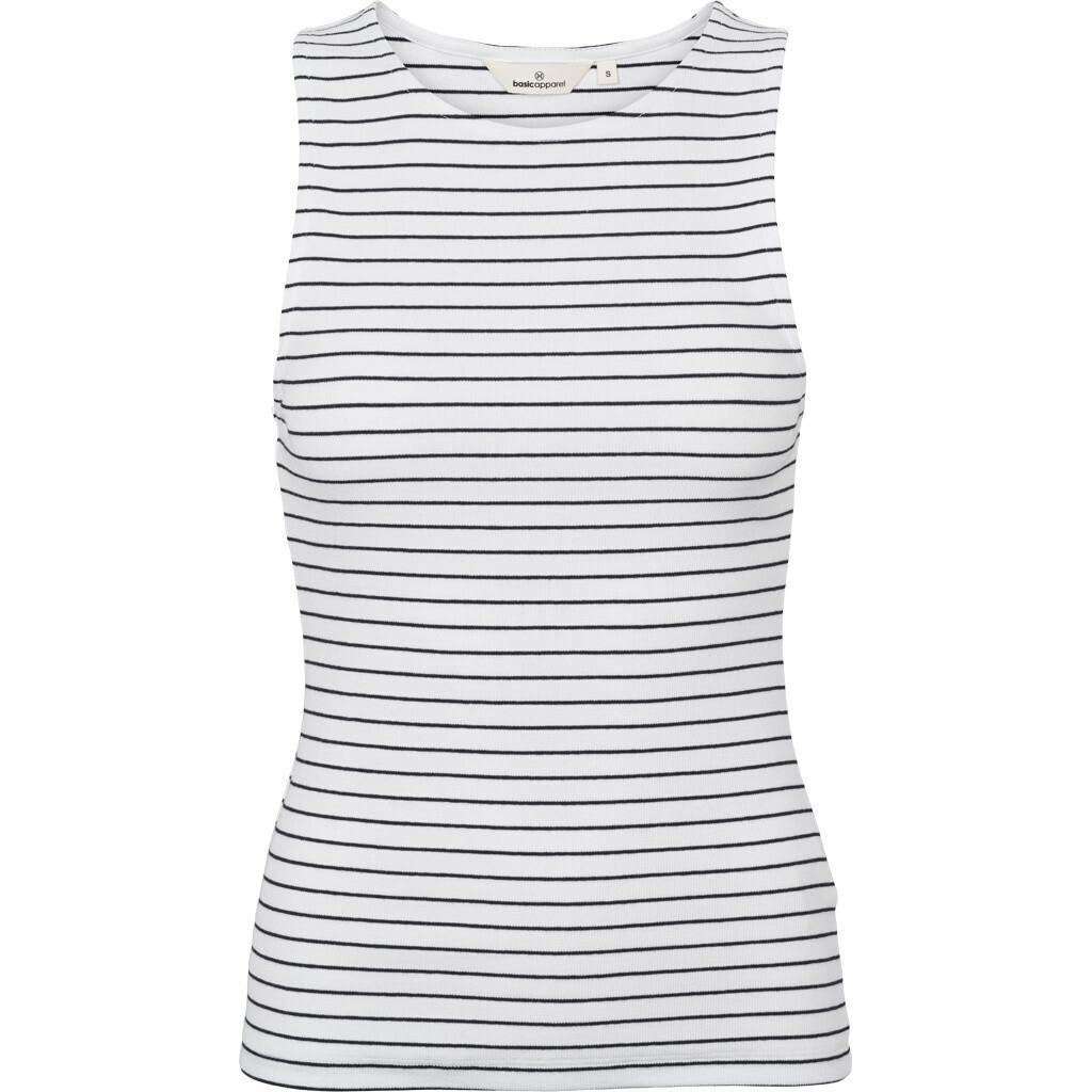 Basic Apparel Ludmilla Tank Bright White/Black