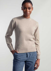 Rifo Edda Women's Recycled Cashmere Sweater Sand Beige