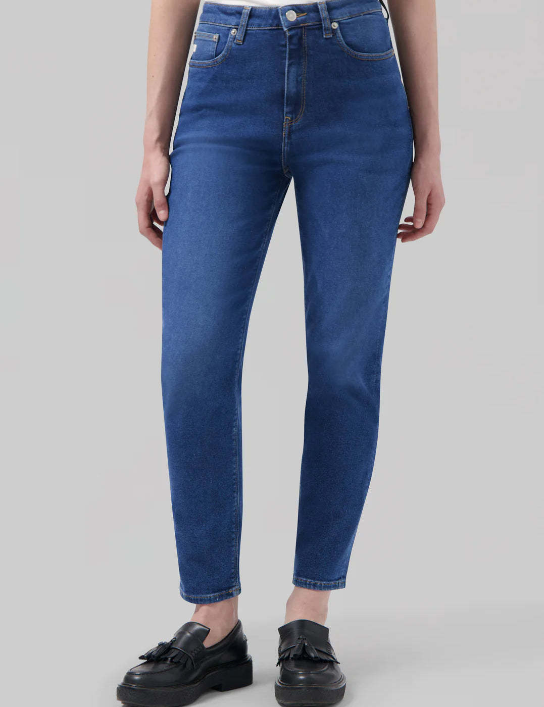 Mud Jeans - Mams Stretch Tapered - Stone Indigo