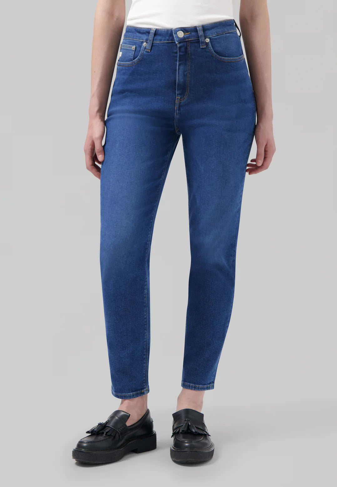 Mud Jeans - Mams Stretch Tapered - Stone Indigo
