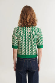 Basic Apparel - Minie Cardigan - Abundant green / whisper white