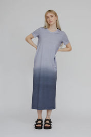 Basic Apparel Rebekka Dress Dipdye Flint Stone